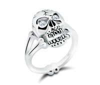 Devil Big Skull Surgical Steel Rings SKR-08